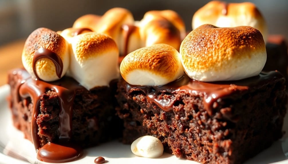 gooey marshmallow brownie delight