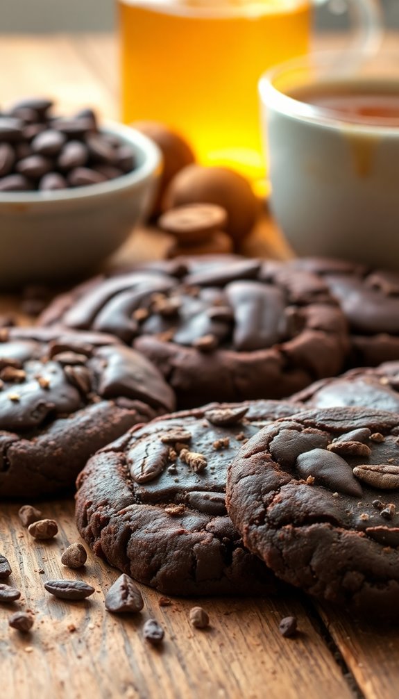 healthful delicious cacao cookies