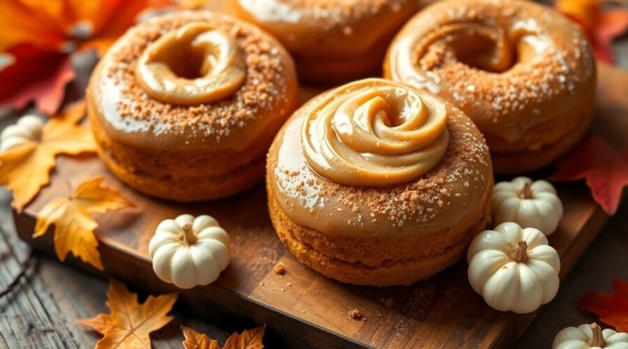 homemade pumpkin cake donuts