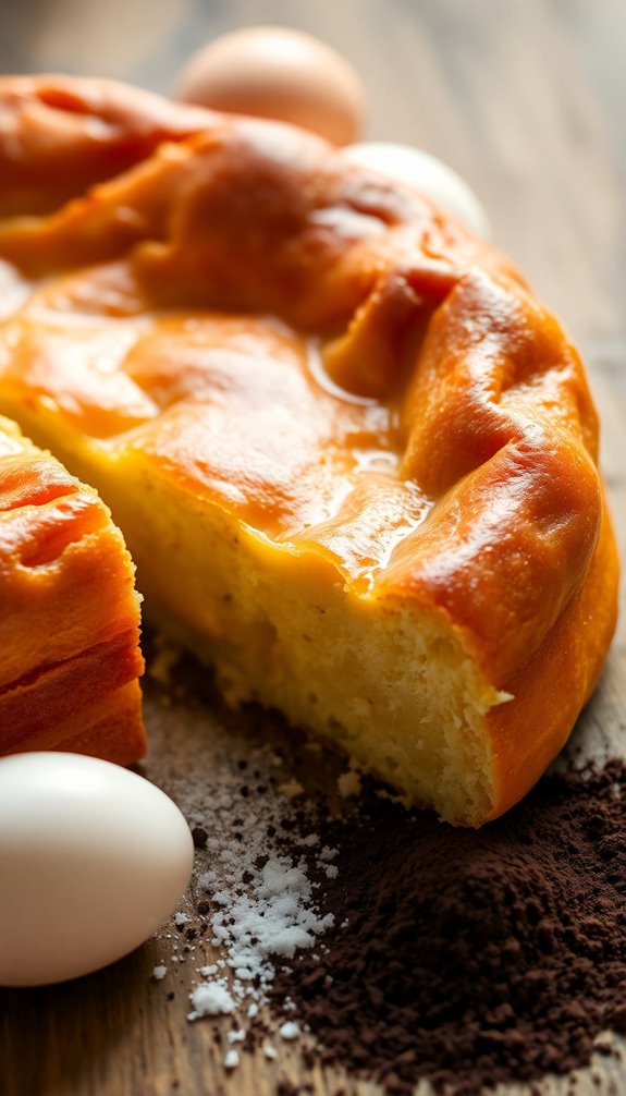 key ingredients for gateau basque