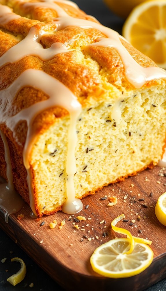 lemon poppyseed pound cake
