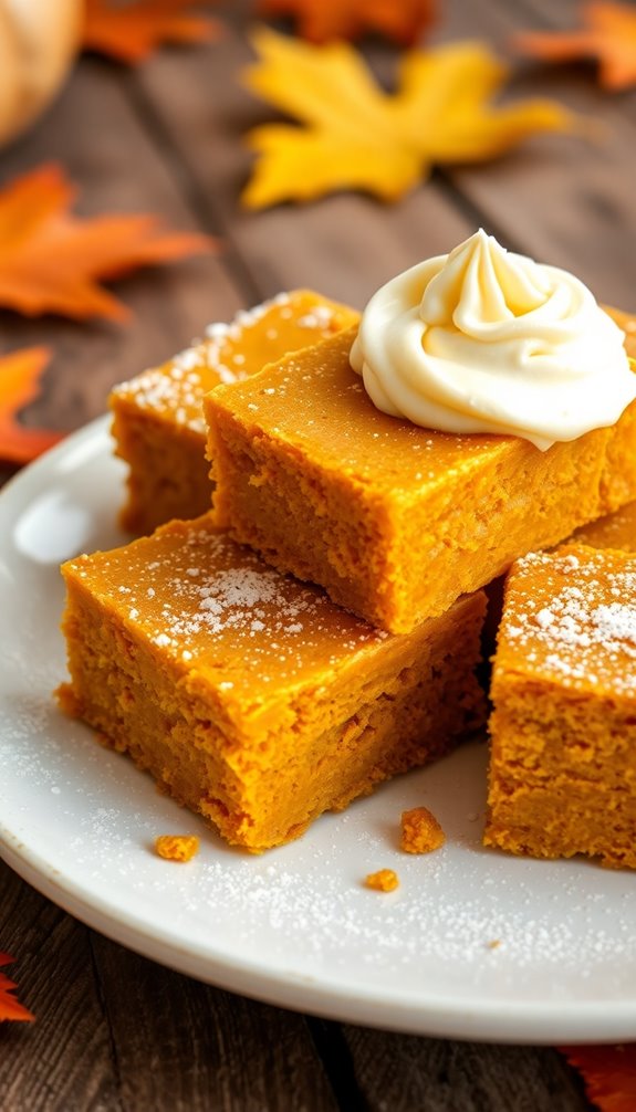 moist flavorful pumpkin bars