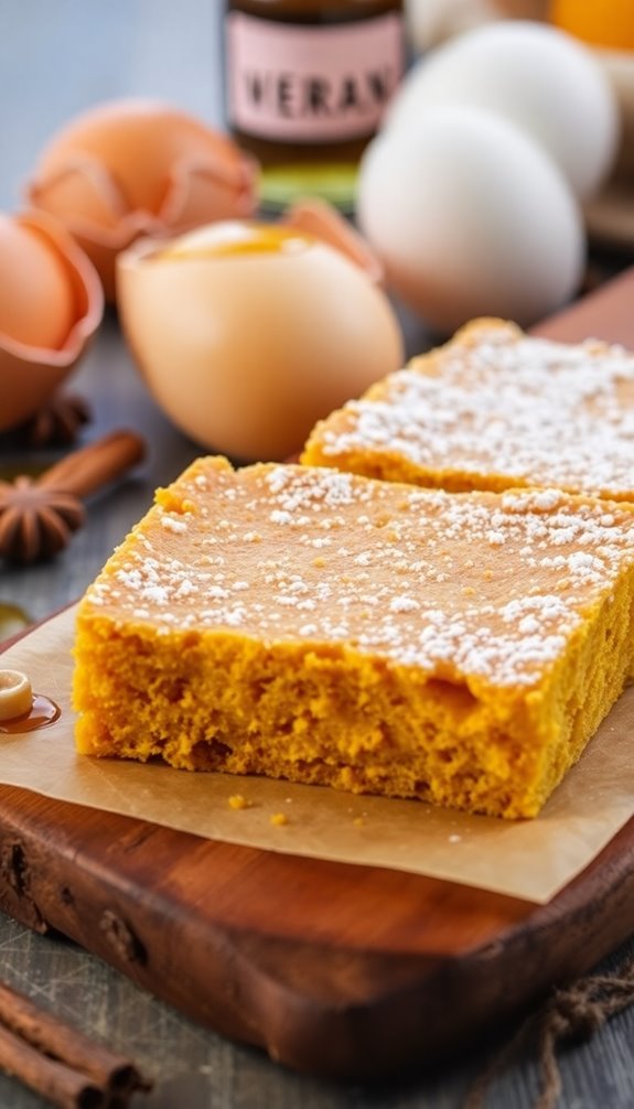 moist pumpkin bar ingredients