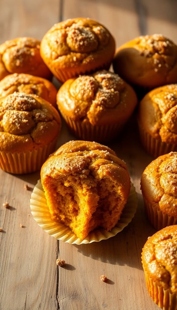 moisture rich pumpkin muffins