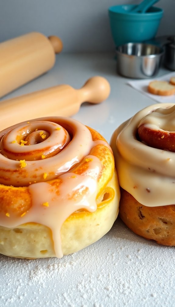 morning buns versus cinnamon rolls