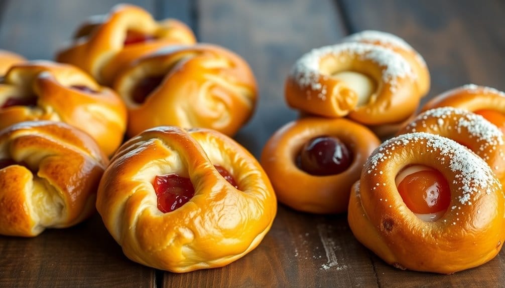 pastry types and fillings