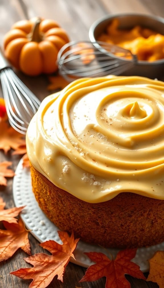pumpkin frosting mixing techniques