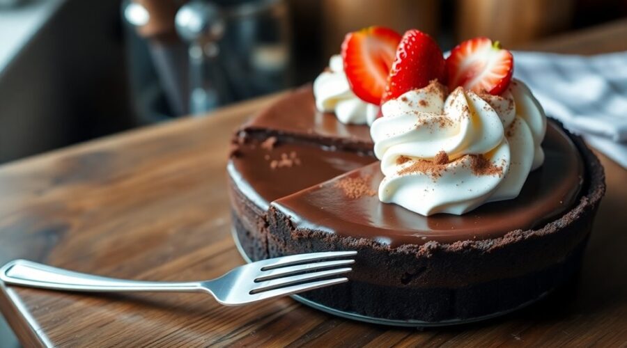quick chocolate mousse dessert