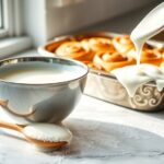 quick cinnamon roll glaze