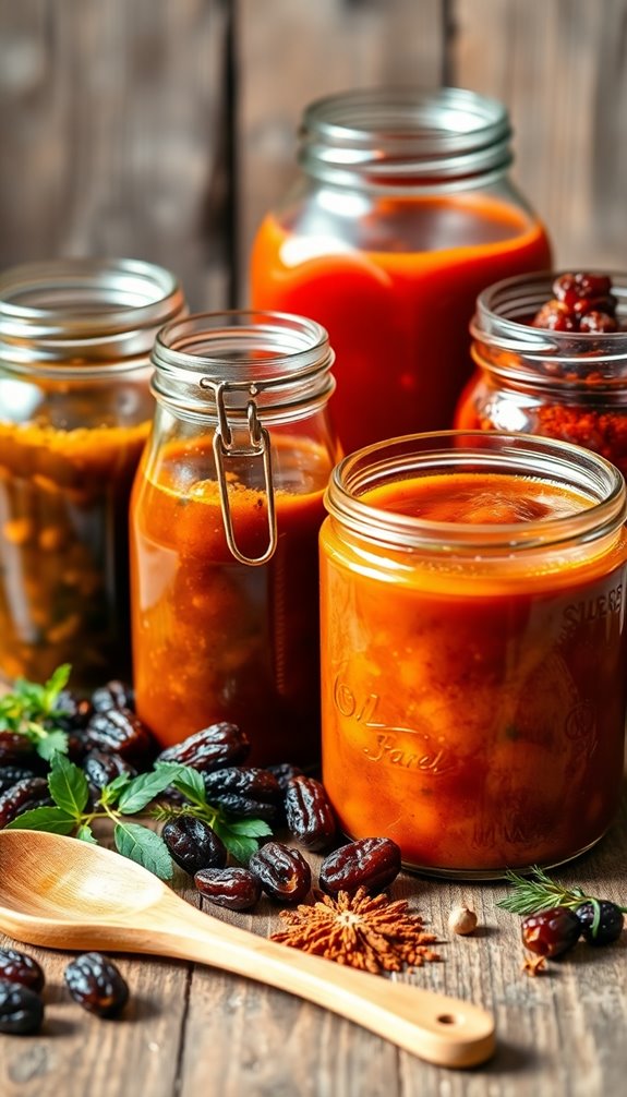 raisin infused sauces and dressings