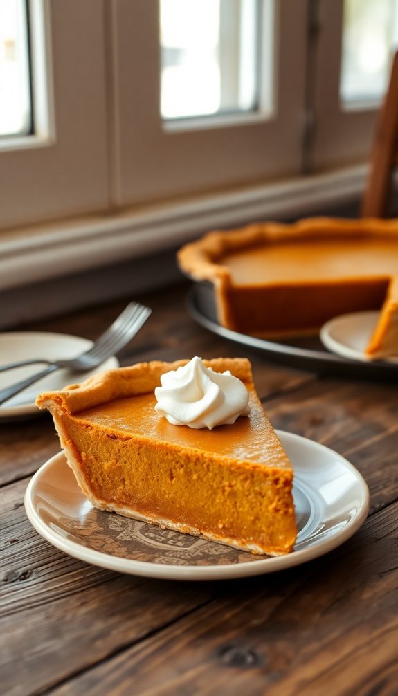 reheat and serve pumpkin pie