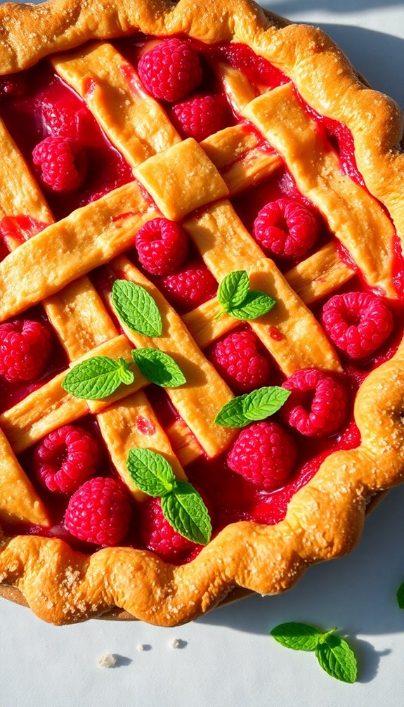 rhubarb raspberry pie essentials