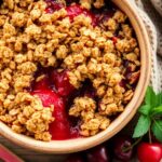 seasonal cherry rhubarb delight