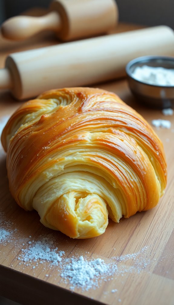 shape and proof croissants