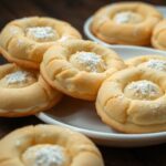 soft creamy cheesecake cookies