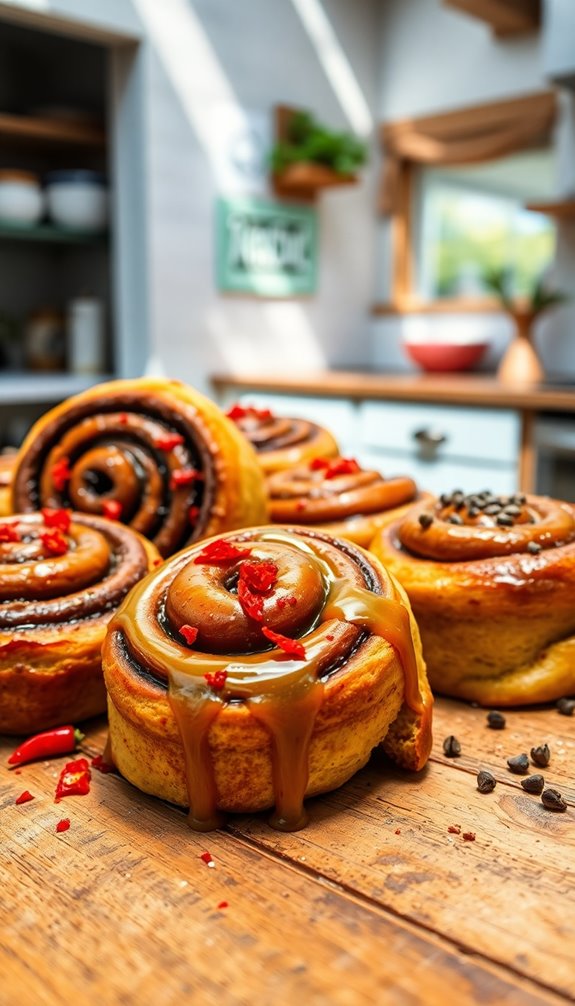 sweet and spicy rolls