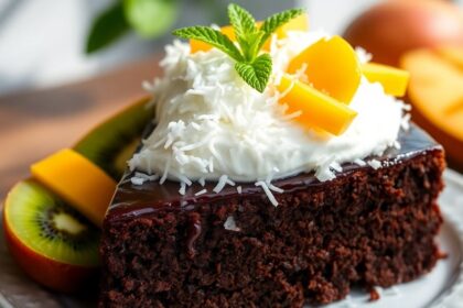 tropical chocolate coconut delight