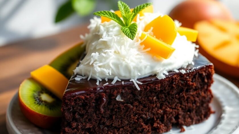 tropical chocolate coconut delight