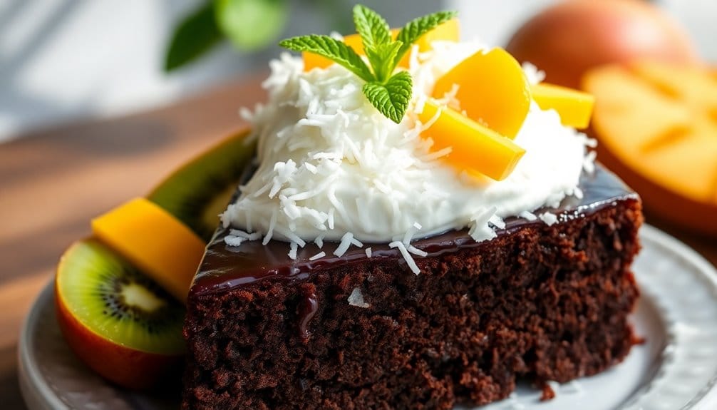 tropical chocolate coconut delight